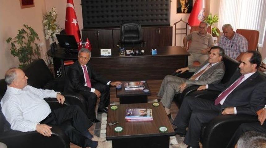 Ak Partili Yurttaş, Alaşehir İl&ccedil;e Emniyet M&uuml;d&uuml;r&uuml; Aydın'ı Ziyaret Etti