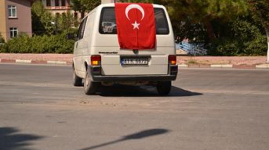 Asker uğurlamada kaza