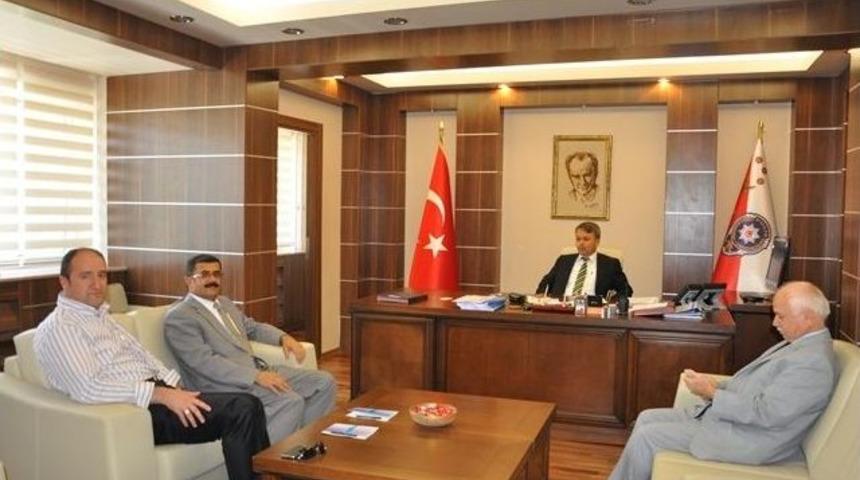 Eskişehir İl Emniyet M&uuml;d&uuml;r&uuml; Mustafa Şahin&rsquo;e Ziyaretler S&uuml;r&uuml;yor