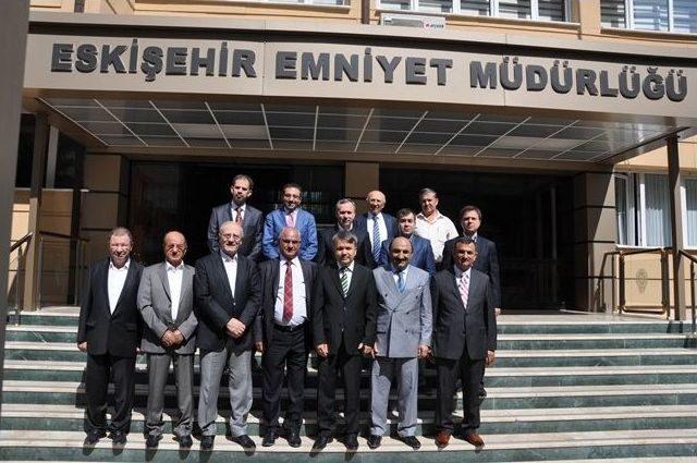 Eskişehir İl Emniyet Müdürü Mustafa Şahin’e Ziyaretler Sürüyor