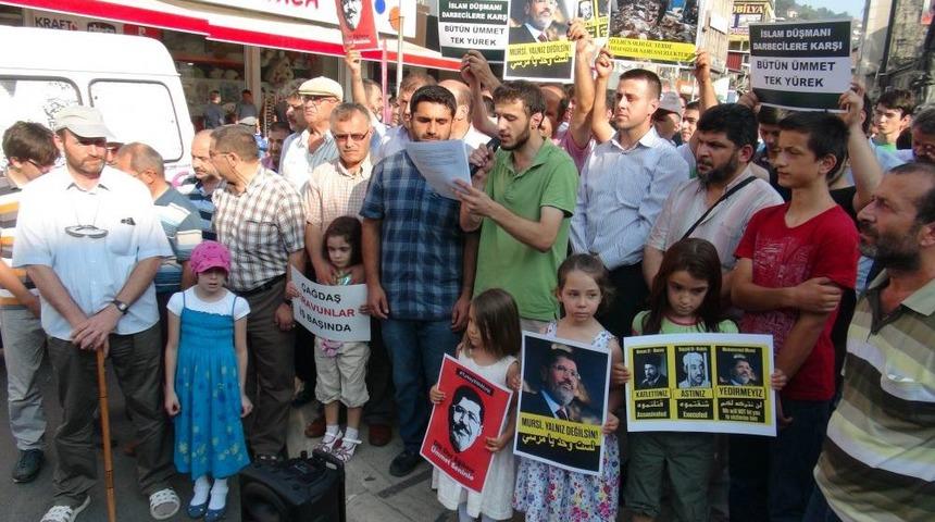 Mısır'daki Darbecilerin Katliamı, Zonguldak'ta Protesto Edildi