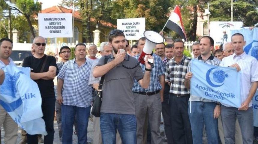 Mısır&rsquo;daki Darbe Y&ouml;netimi Protesto Edildi