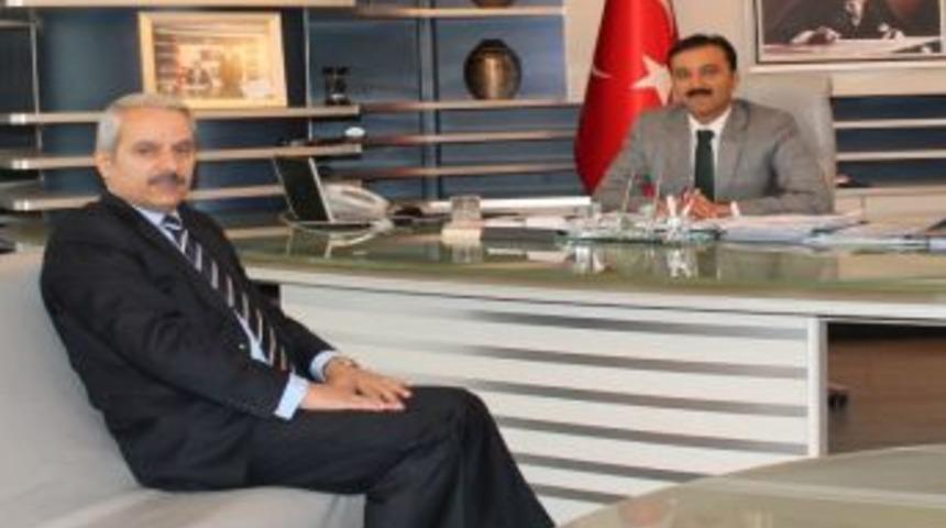 Vali Yardımcısı Aksoy&rsquo;dan Başkan Bayram&rsquo;a Veda Ziyareti