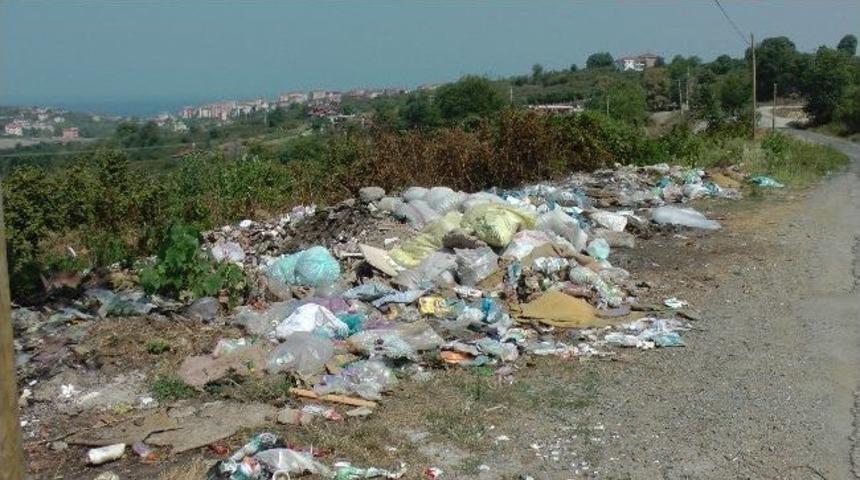 K&ouml;y Yollarına Atılan &Ccedil;&ouml;pler Endişe Verici