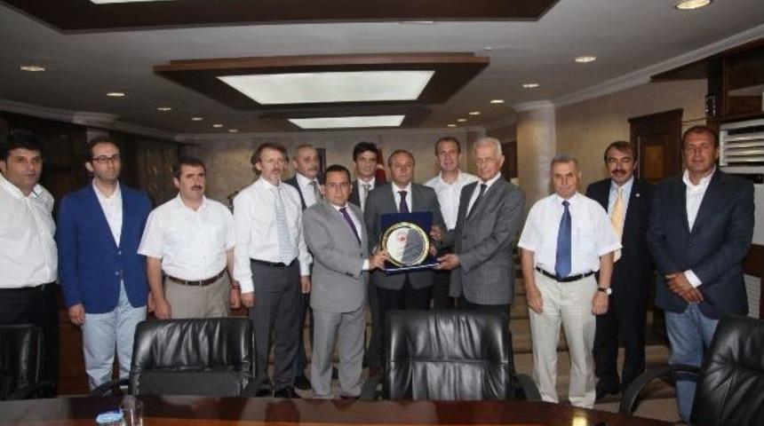 Vali Kızılcık&rsquo;ın Veda Ziyaretleri