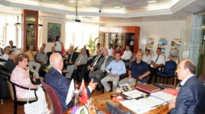 Mhp İl Y&ouml;netiminden Başkan Ok'a Ziyaret