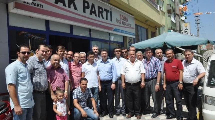 Soma Ak Parti 12. Kuruluş Yıld&ouml;n&uuml;m&uuml;n&uuml; Lokma Hayrıyla Kutladı