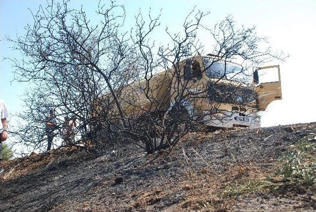 40 Dönüm Ağaçlık Alan Kül Oldu: 1 Yaralı