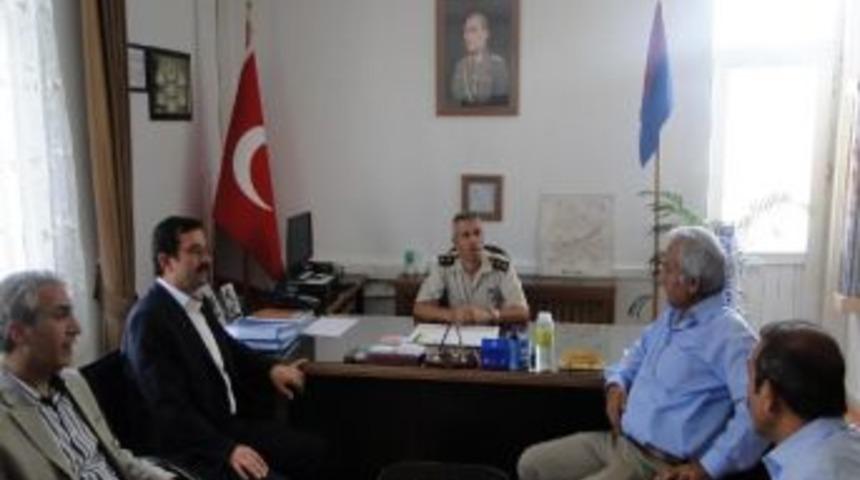 Başkan Uzunkaya&rsquo;dan Yeni Komutana Ziyaret