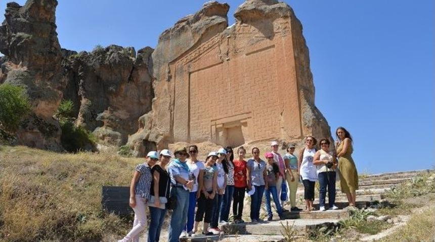 İlk Defa Yazılıkaya&rsquo;yı Ziyaret Ettiler