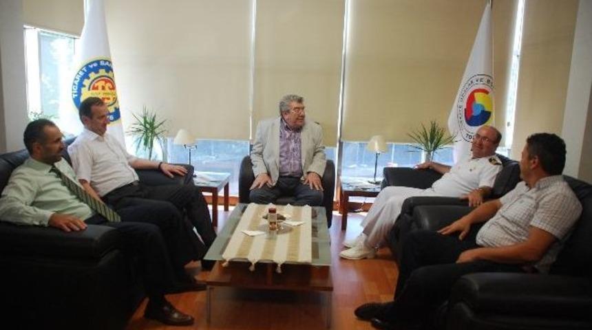 Karadeniz B&ouml;lge Komutanı En&ccedil;&rsquo;ten Ereğli Tso&rsquo;ya Ziyaret