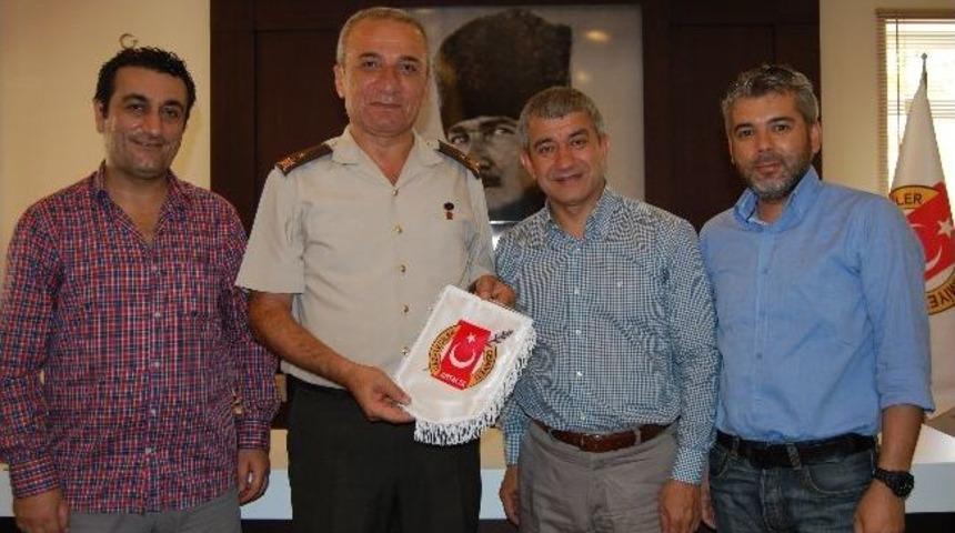 Garnizon Komutanı Korkmaz&rsquo;dan Agc&rsquo;ye Veda Ziyareti