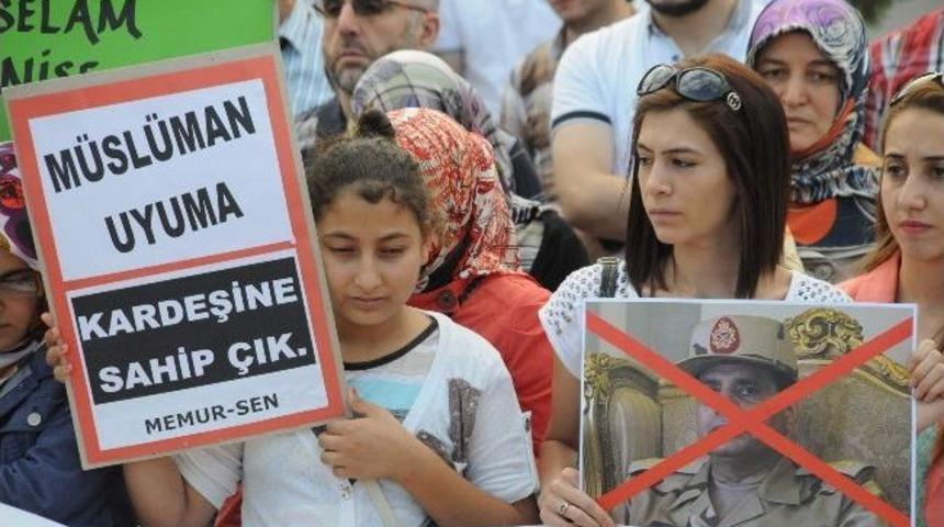 Tokat&rsquo;ta, Mısır&rsquo;daki Olaylar Protesto Edildi