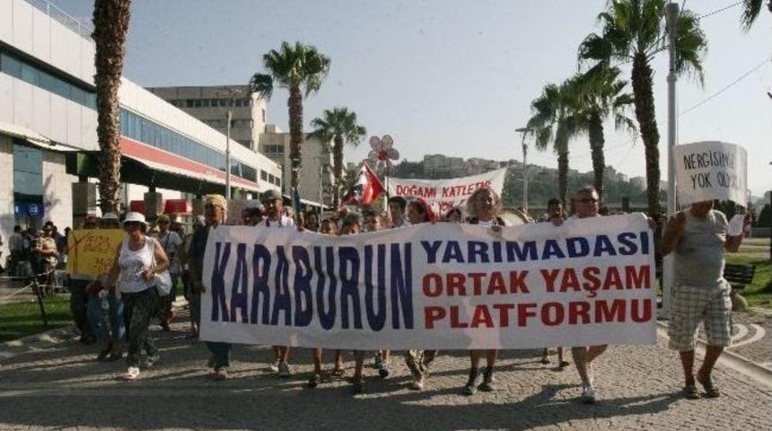 İzmir&rsquo;de &Ccedil;evrecilerden Eylem