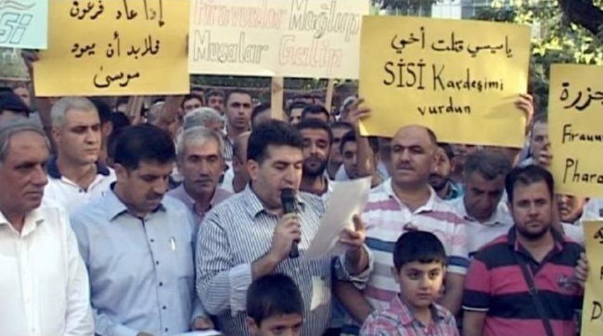 Siirt&rsquo;te Mısır&rsquo;da Yaşanan Katliam Protesto Edildi