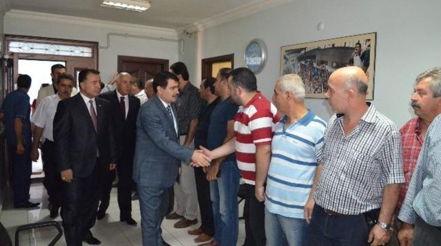 Vali Vasip Şahin, T&uuml;rk İş Temsilciliği&rsquo;ni Ziyaret Etti