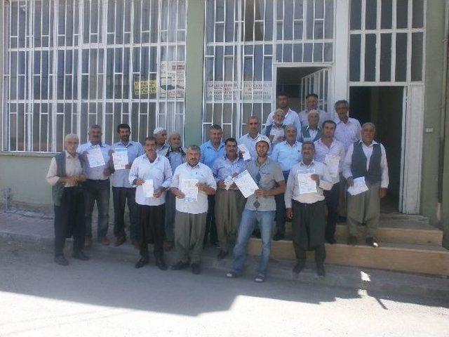 Kahtalı &Ccedil;ift&ccedil;iler Soluğu Ziraat Odası nda Aldı 1