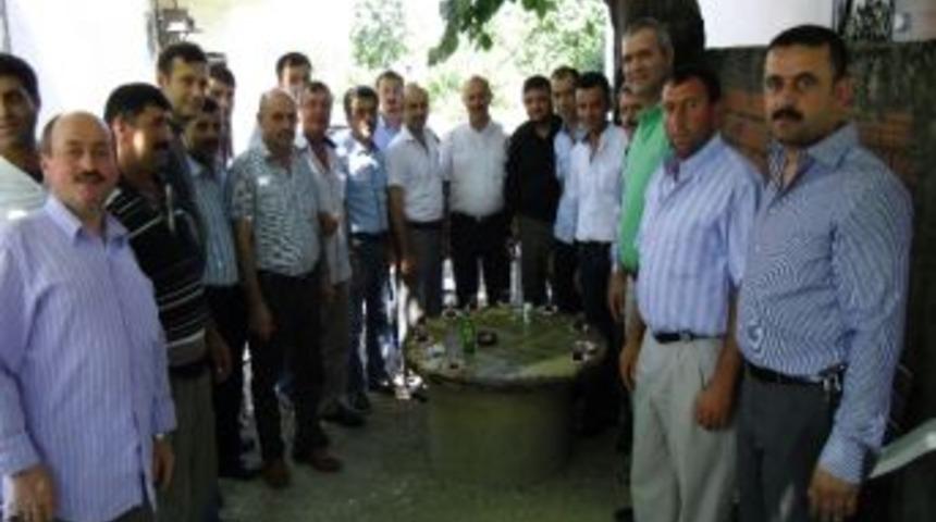 Karap&uuml;r&ccedil;ek Belediye Başkanı Orhan Yıldırım Teketaban K&ouml;y&uuml;n&uuml; Ziyaret Etti