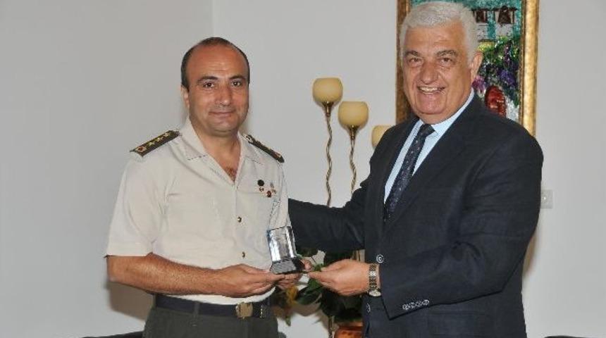 Jandarma Komutanı Kurşun&rsquo;dan Veda Ziyareti