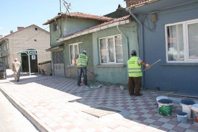 Atatürk Caddesi’nde Evler Rengarenk Boyandı