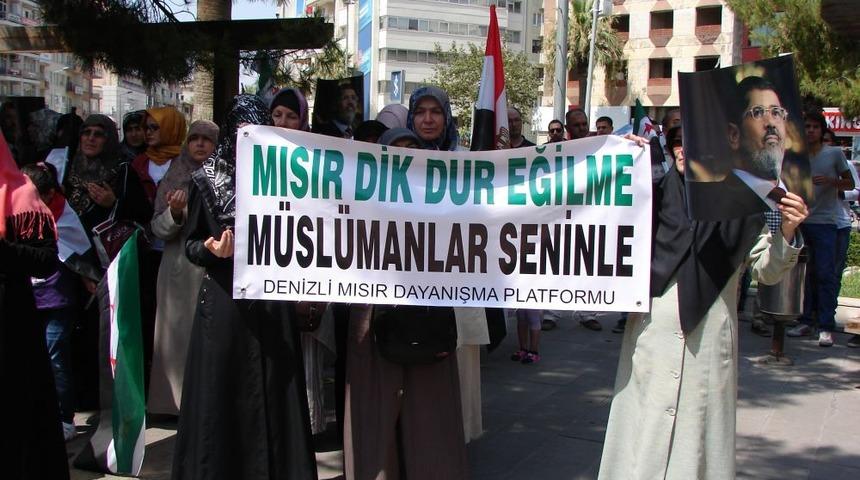 Mısır'daki Katliama Denizli&rsquo;den Protesto Ve Gıyabi Cenaze Namazı