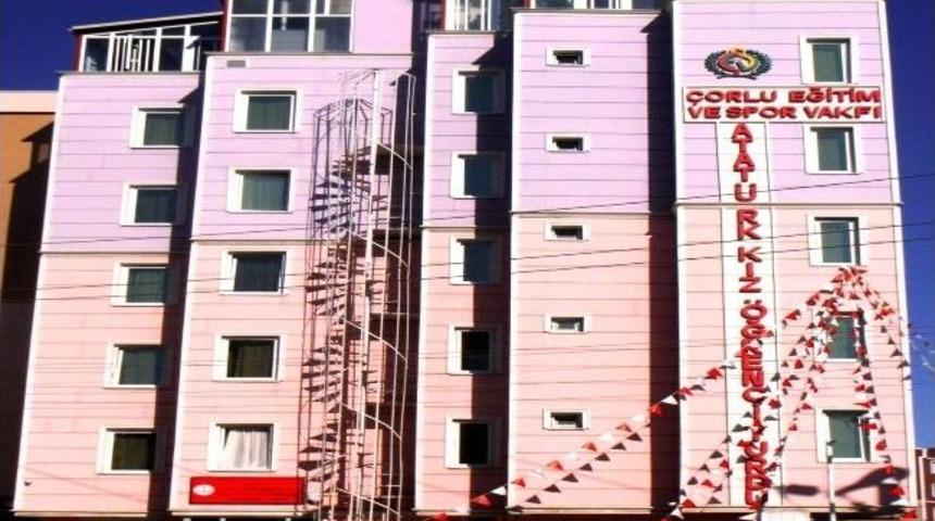 &Ccedil;orlu Eğitim Ve Spor Vakfı Kız &Ouml;ğrenci Yurdu Kayıtları Devam Ediyor