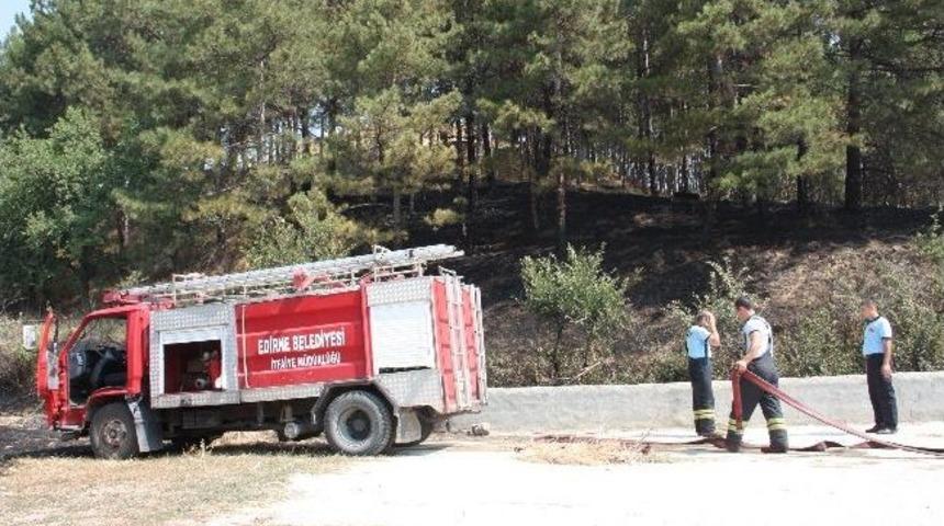 Olası Faciayı Yangını İtfaiye &Ouml;nledi