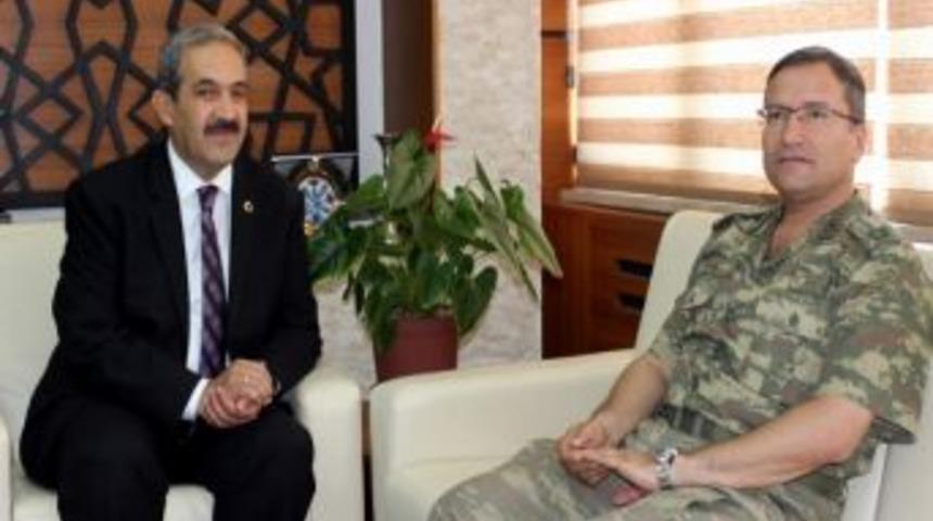 Jandarma Alay Komutanı Kurmay Albay Ali Taş&rsquo;tan, Başkan &Uuml;rg&uuml;p&rsquo;e Veda Ziyareti