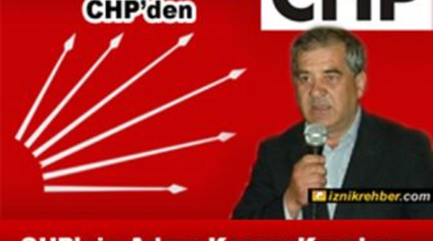 İznik&rsquo;te ilk belediye başkan adayı CHP&rsquo;den