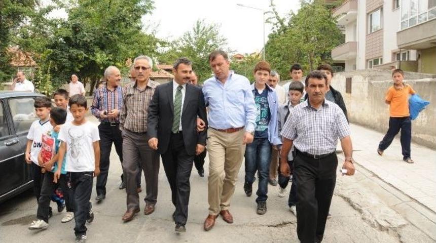 Başkan K&uuml;lc&uuml;'den G&uuml;labibey Mahallesi&rsquo;ne Ziyaret