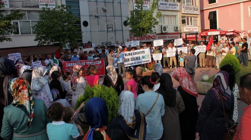 Mısır'daki Katliam Ereğli'de Prnotesto Edildi