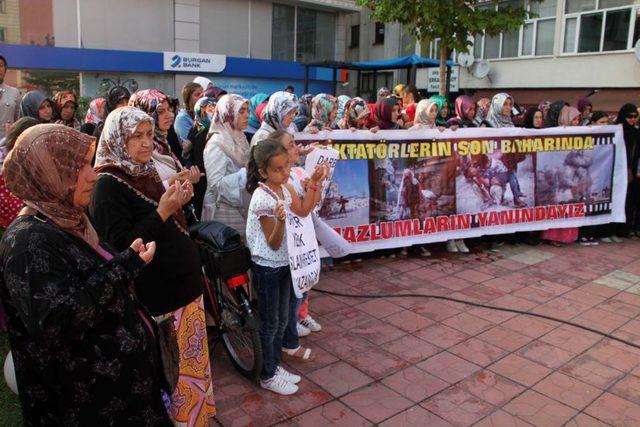 Mısır daki Katliam Ereğli de Prnotesto Edildi 2