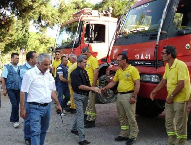 Çanakkale Valisi Ahmet Çınar Mutluluk Ormanını Gezdi G3