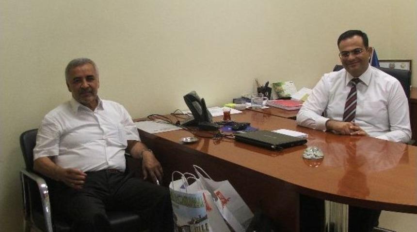 Başkan Isıkan'dan Banka M&uuml;d&uuml;r&uuml;ne 'hoşgeldin' Ziyareti