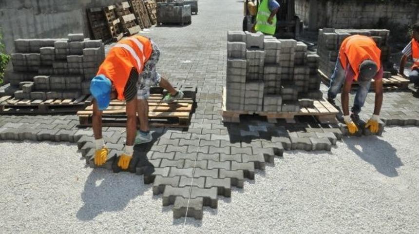 Rahime Hatun Mahallesi&rsquo;ne 106 Bin Metrekare Parke Taşı Yol