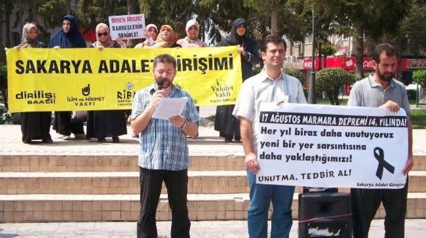 Sagir Depremin Unutulmasını Eleştirdi