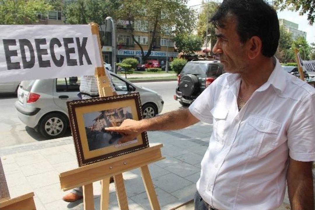 Depremde Eşi Ve Oğlunu Kaybeden Ali Esen, O G&uuml;nleri Unutturmamak İ&ccedil;in Fotoğraf Sergisi A&ccedil;tı