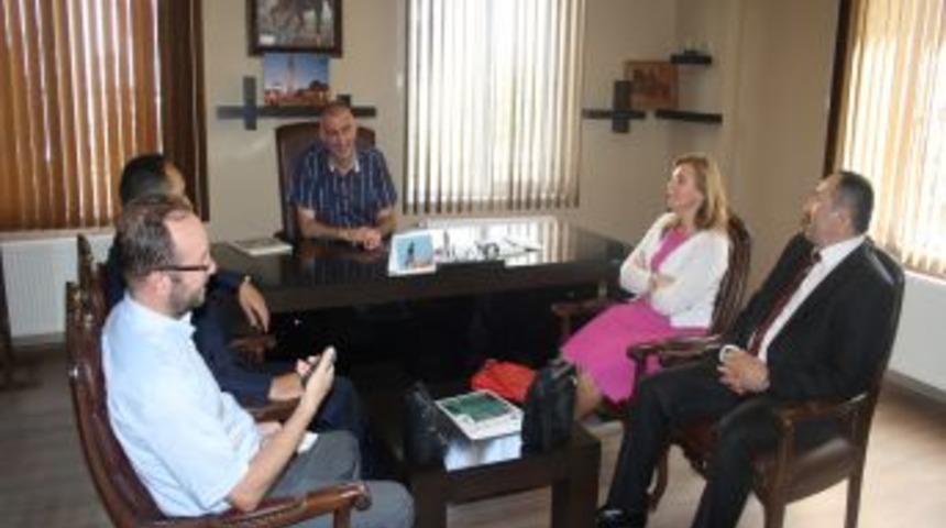 Bel&ccedil;ika İşadamları Derneği'nden AGİAD'a Ziyaret