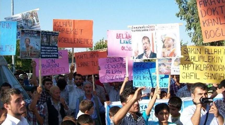 Mısır&rsquo;daki Katliam Kahta&rsquo;da Protesto Edildi