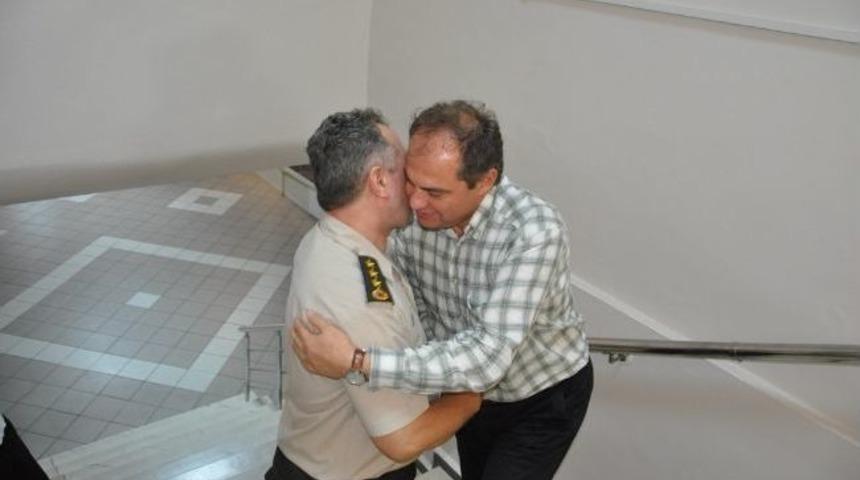 Jandarma Alay Komutanı Ayan&rsquo;dan Veda Ziyareti