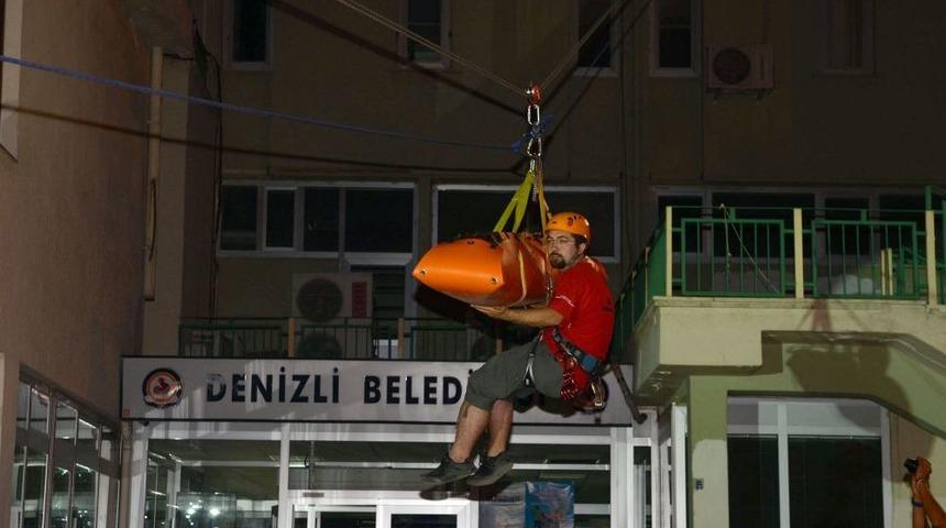 Denizli&rsquo;de 17 Ağustos Depremi Tatbikatla Anıldı