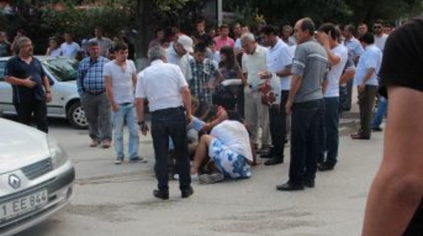 Yaya bisikletliye &ccedil;arptı