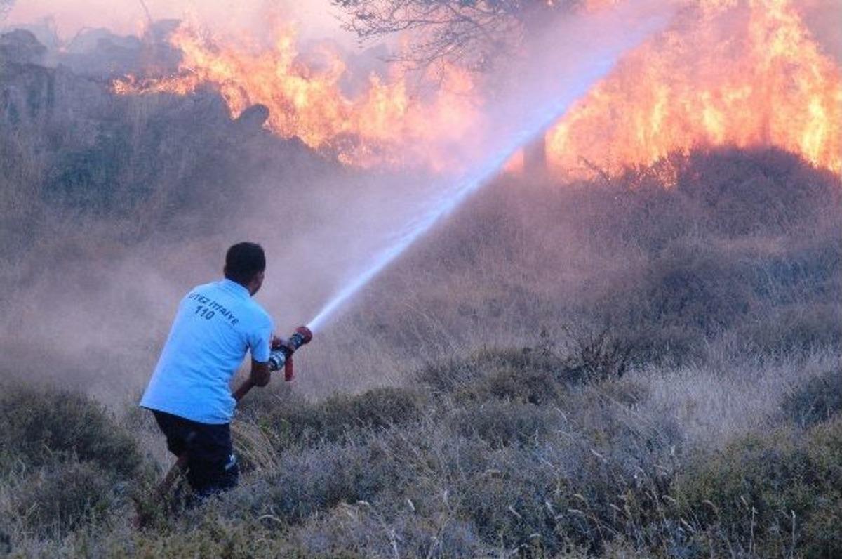 Bodrum&rsquo;da Orman Yangını