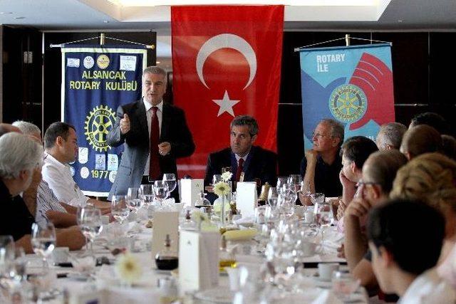 Başkan Durak Rotaryenlerle Buluştu