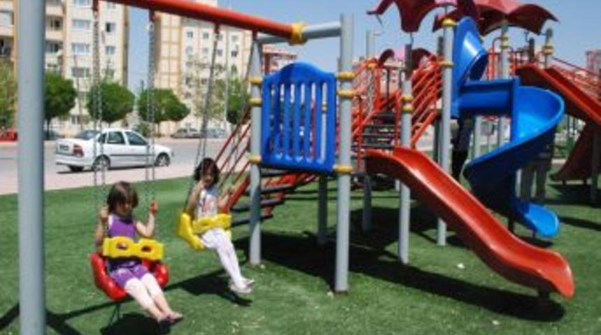 &Ccedil;ocuk Parklarına Sentetik &Ccedil;im