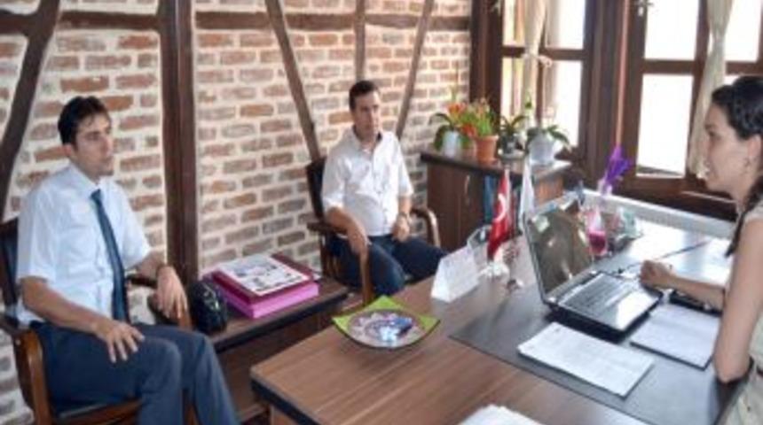 BUGİAD &Uuml;yeleri, Faruk Sara&ccedil; Meslek Y&uuml;ksek Okulu'nu Ziyaret Etti