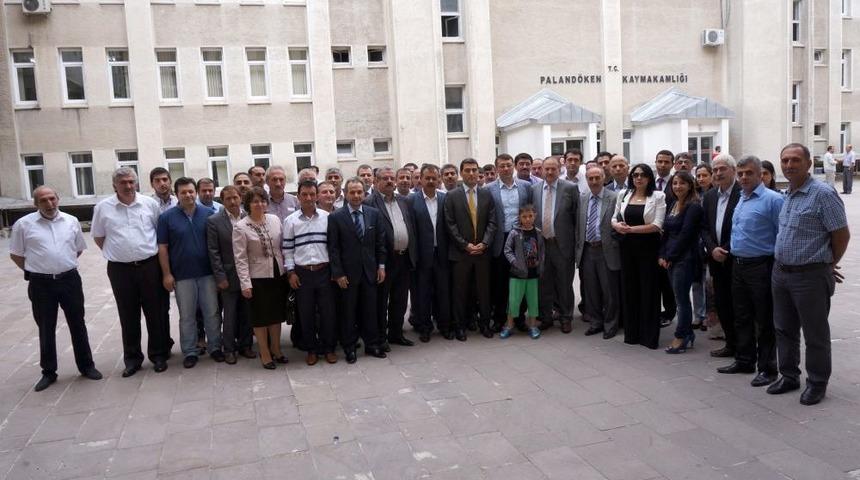 Paland&ouml;ken Kaymakamı Esmer, Erzurum'dan Ayrıldı