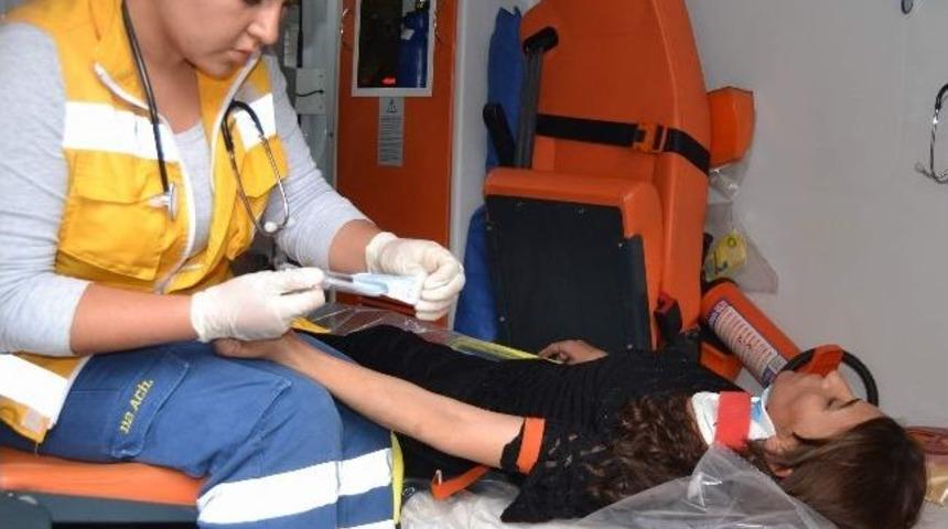 Trafik Kazası : 1 Yaralı