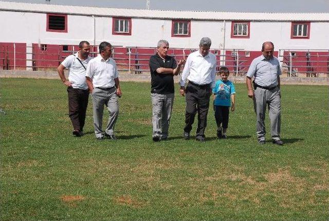 Tff Heyeti Elbistan Belediyespor Sahasını İnceledi 1