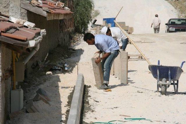 Bozüyük'te Kilit Parke Taşı Uygulaması